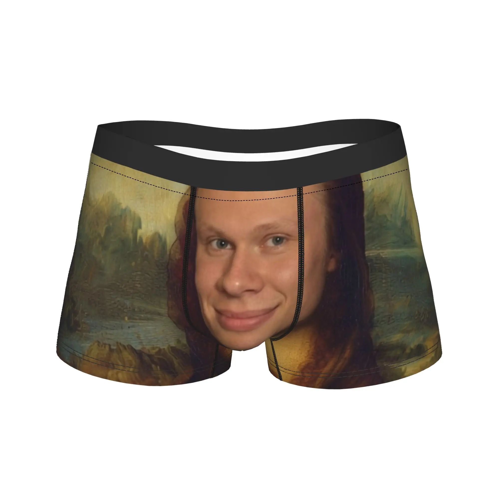 Men's Haalands Meme Long Underwear Football Star Novelty Boxer Briefs Shorts Panties Male Breathable Underpants Plus Size
