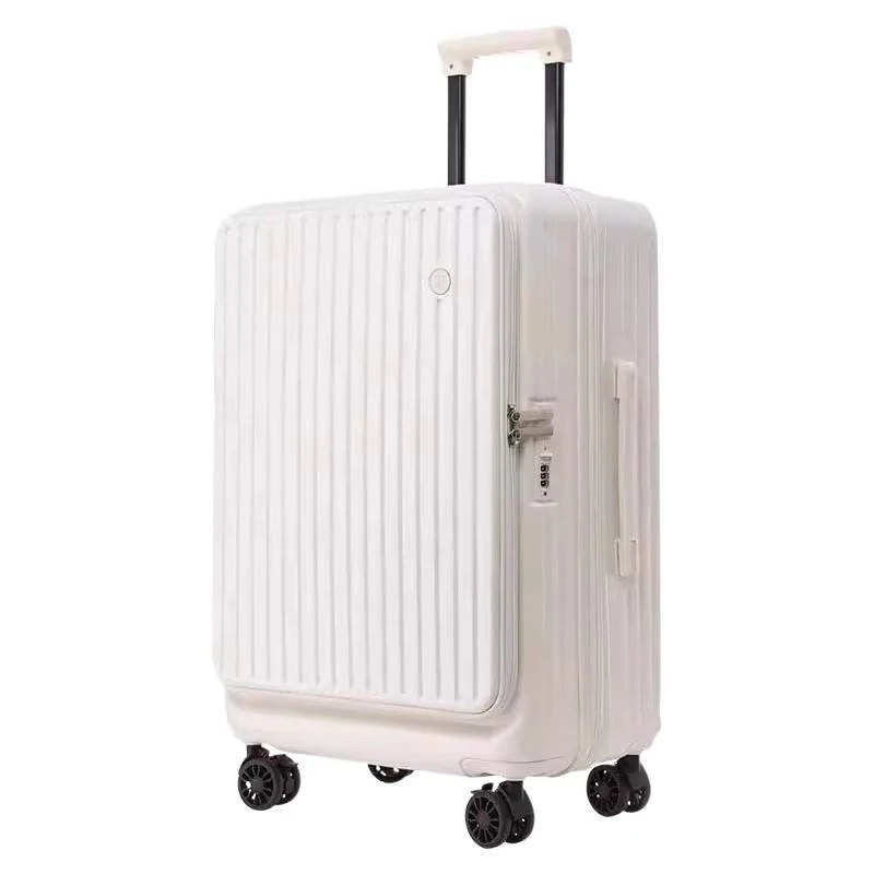 Side opening suitcase women's expandable large-capacity trolley case 20-inch boarding case suitcase