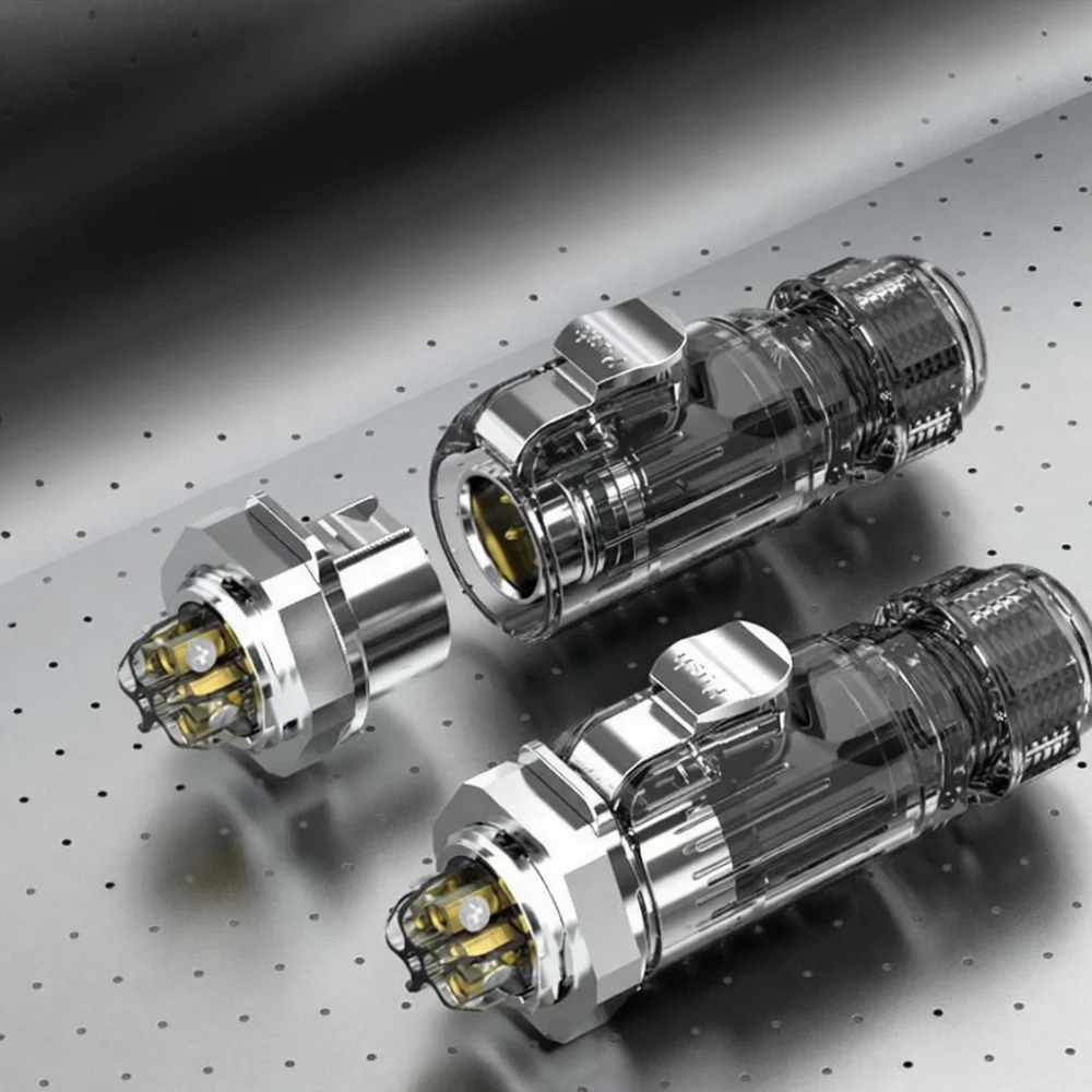 LP20 Waterproof Aviation Connector 2 3 4 5 7 9 12 14 Pin Circular Electrical Plug Socket Professional Stage Engineering