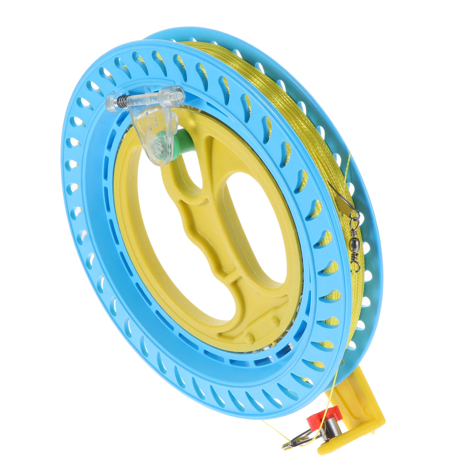 Hand Grip String Winder Blue Durable Kite Bearing Reel Smooth Line Guide Spool Resistant Outdoor Kite Accessories