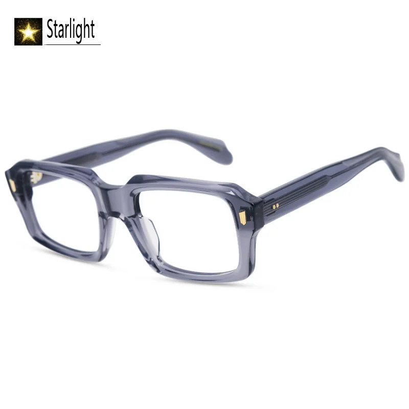 

Оправа для очков 2026 из толстого ацетата, большого размера, мужская квадратная, для зрения, для женщин, для чтения, для коррекции близорукости, по рецепту, 154 мм