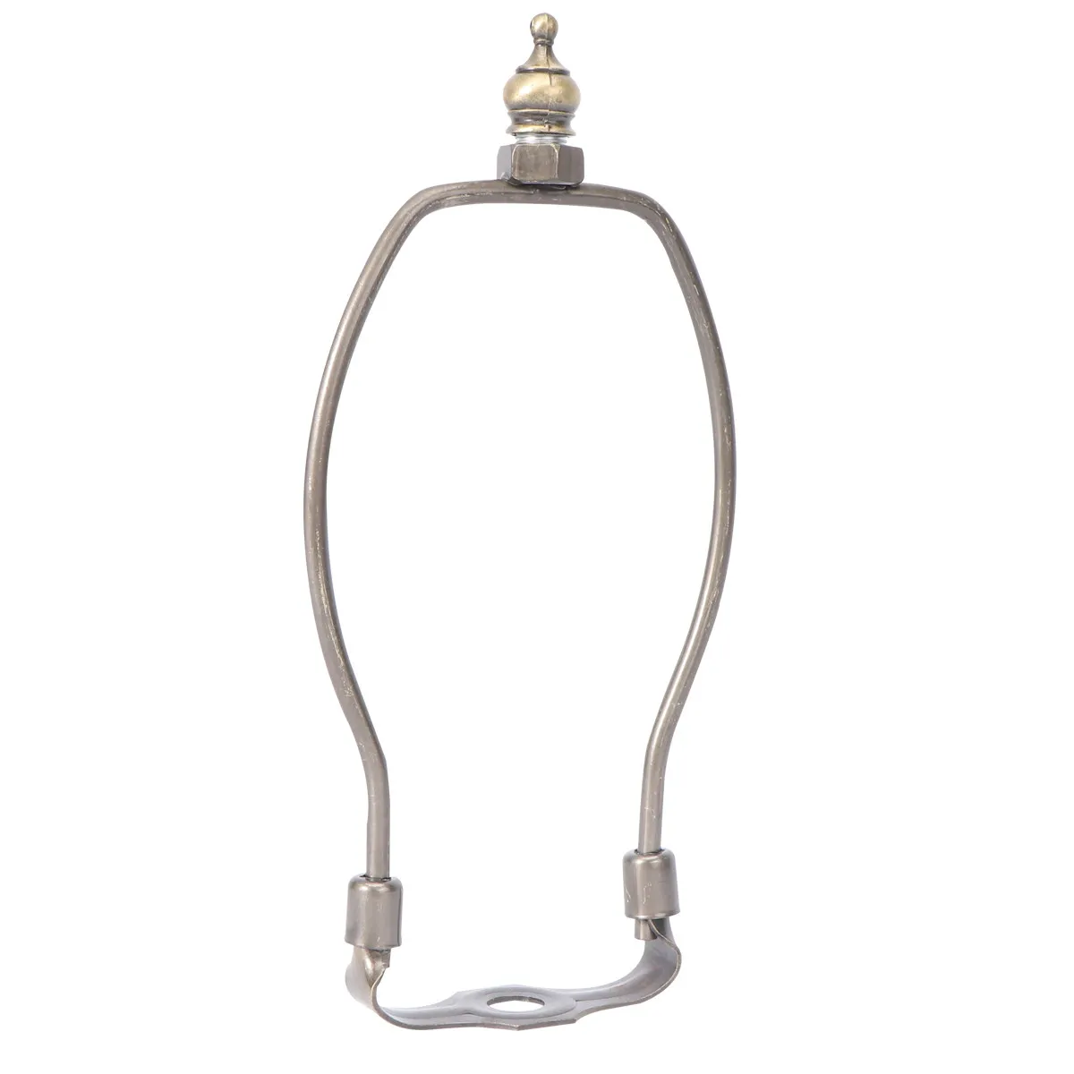

1Pcs Iron Horn Lamp Bracket Lamp Harp Holder Stable Metal Frame for Table Floor Lamps Decorative Lampshade 10Mm Hole Diameter
