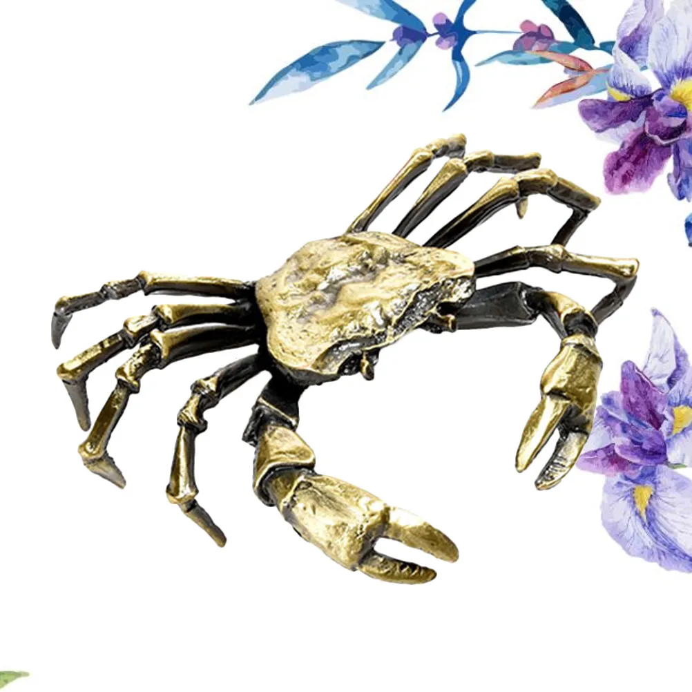 Exquisite Realistic Crab Design Teapot Cover Holder Made of High Conductivity Copper for Fast Heat Dissipation Tea Pot Lid Rack