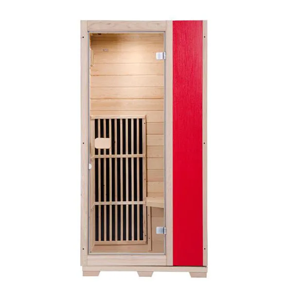 Customized Modern 1 Person Near  Sauna Cabinet Mini Wooden Dry Steam Sauna Room Home Use for Sale
