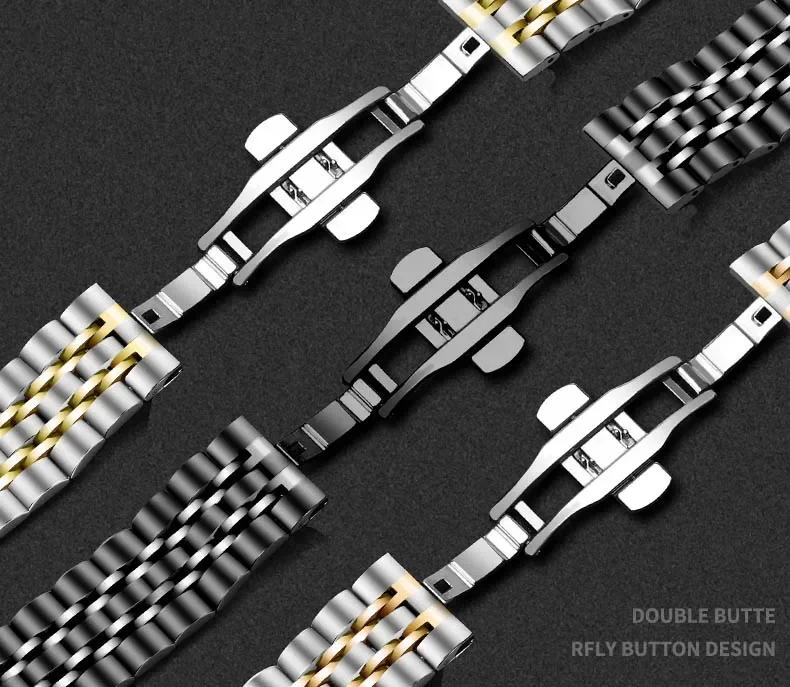 Для Omega X Swatch Joint MoonSwatch Ремешок из нержавеющей стали 20 мм 22 мм Ремешок для часов Amazfit Bip 6 5 3 3Pro/GTR GTS 2 3 4 42 47 мм