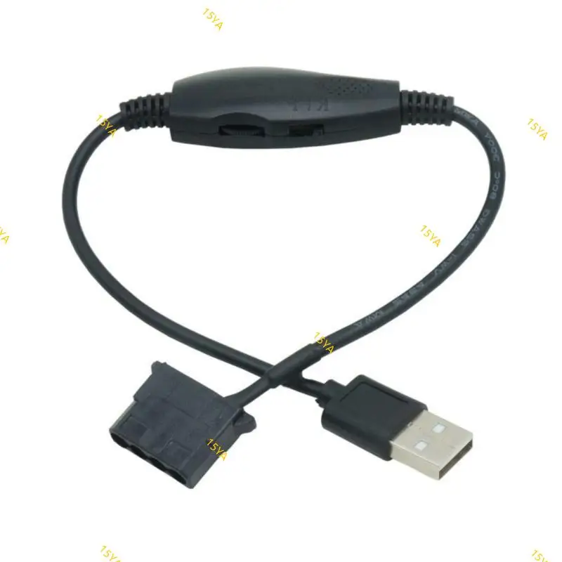 15Ya 4 pin sang USB chuyển đổi bộ điều hợp nguồn Bộ chia cáp USB đến 4pin Pwm 5V