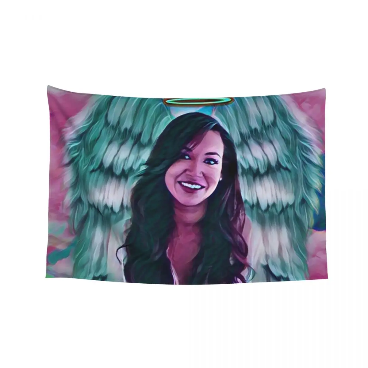 

Naya Rivera Pastel Angel Tapestry Room Ornaments Art Mural Bedroom Deco Tapestry