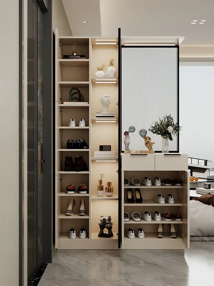 Living Room Partition Screens New Curio Cabinet Modern Minimalist Wine Cabinet Integrated Porch Cabinet