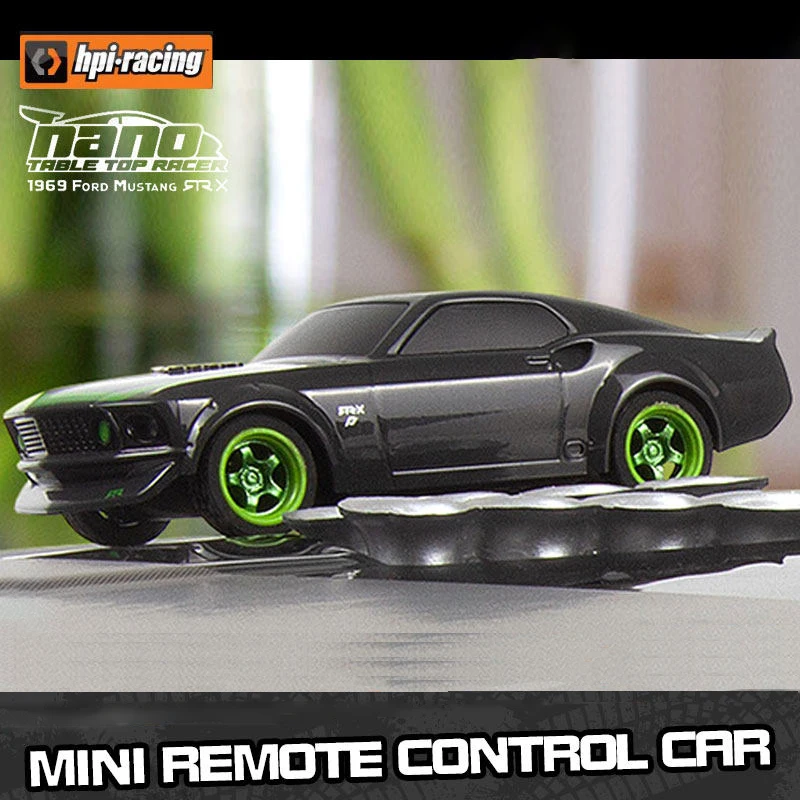 

HPI Nano TTR 1/64 Scale Officially Licensed Ford Mustang RC Toy Car Vaughn Gittin Jr STR Tabletop Racing 160980 For Toys Hobby