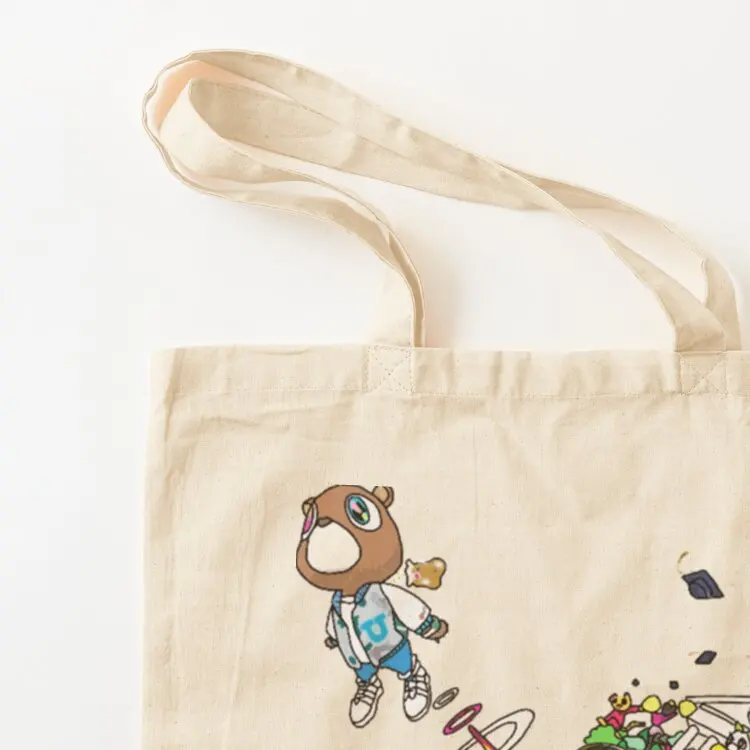 Kanye Graduation Bear Tote Bag Eco bag canvas tote bag great tote