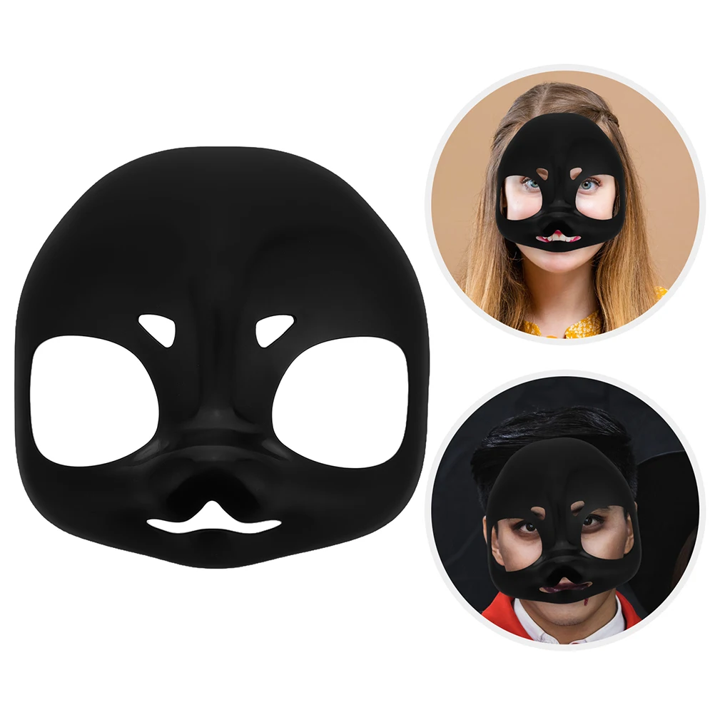 

2 Pcs Mask Blank Cosplay Accessory Masquerade Cat suit Head Makeup