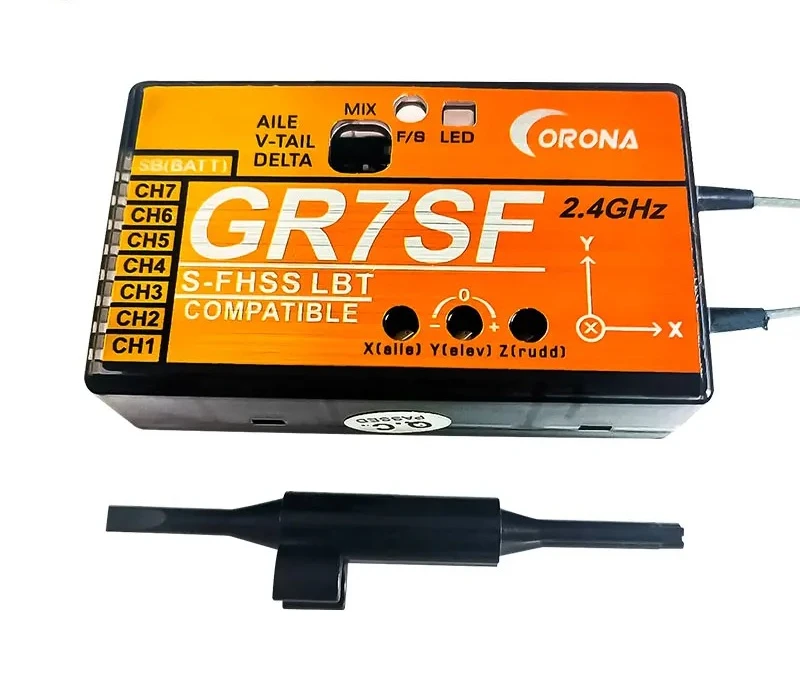 7 Channel GR7SF Lightweight S-FHSS RX Anti-interference With Fail Safe For RC Fixed Wing Multirotor