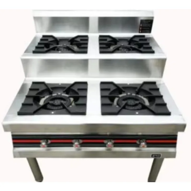 

Hotel Kitchen Is Made Of High Performance Stainless Steel Commercial Gas Stove