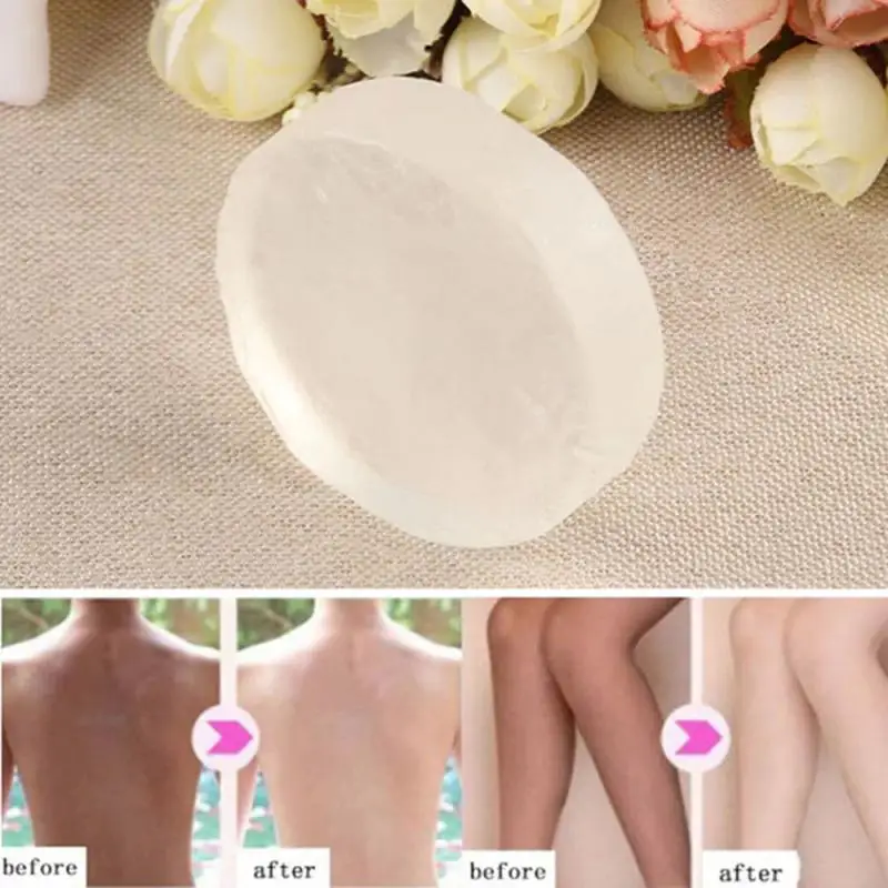 Whitening Soap Natural Active Enzyme Plant Extract Nipple Intimate Enzyme Crystal Bath Transparent Shower Bleaching Soap