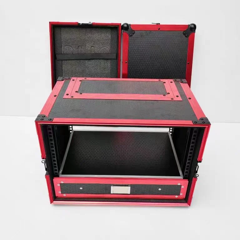 2U 3U 4U 5U 6U 8U 12U 14U 16U 18U 20U Deep  Customized flight Case for wireless mic  with space for receiver and transmitter