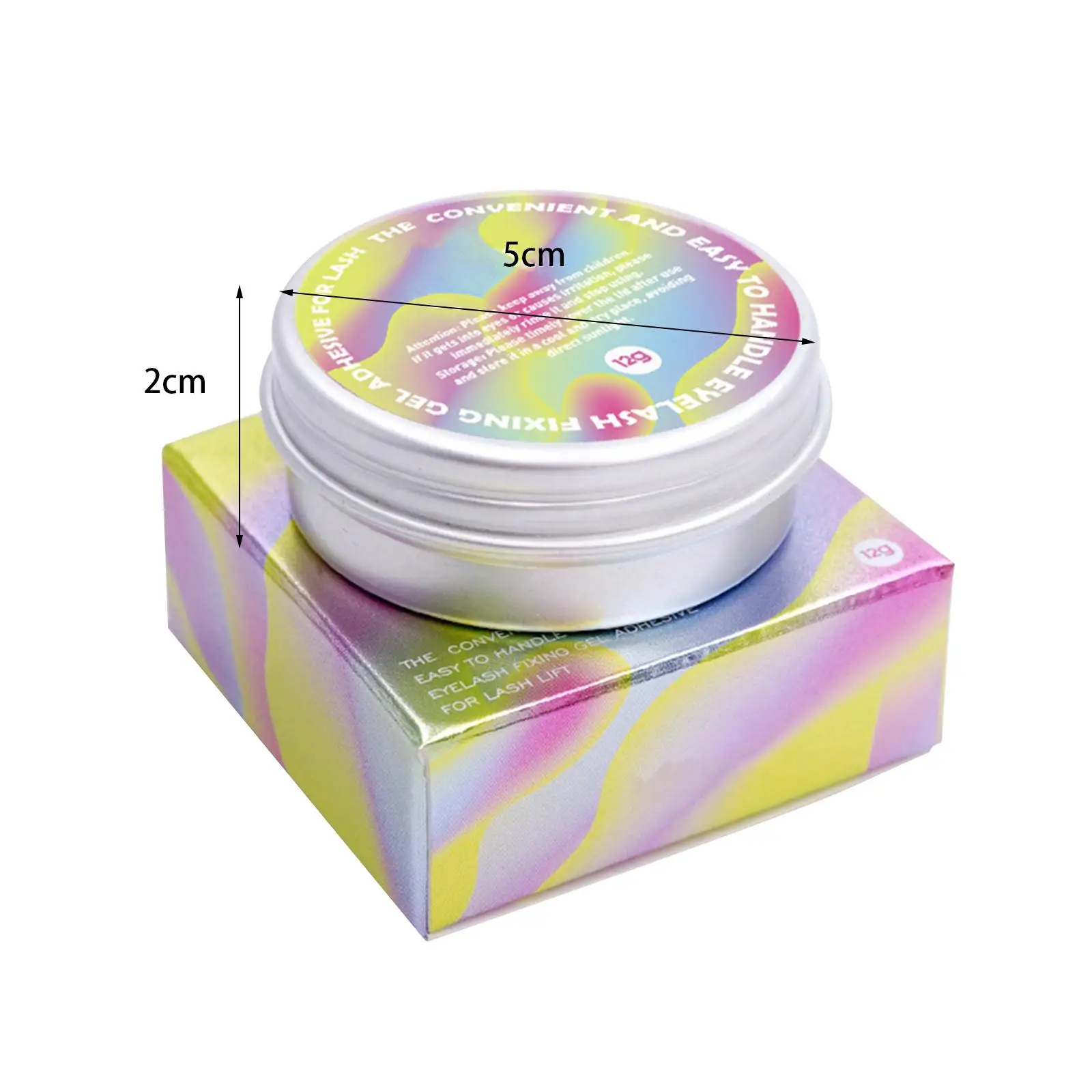 غراء بيرم لشد الرموش، سريع الجفاف، أداة كي جل قوية #6