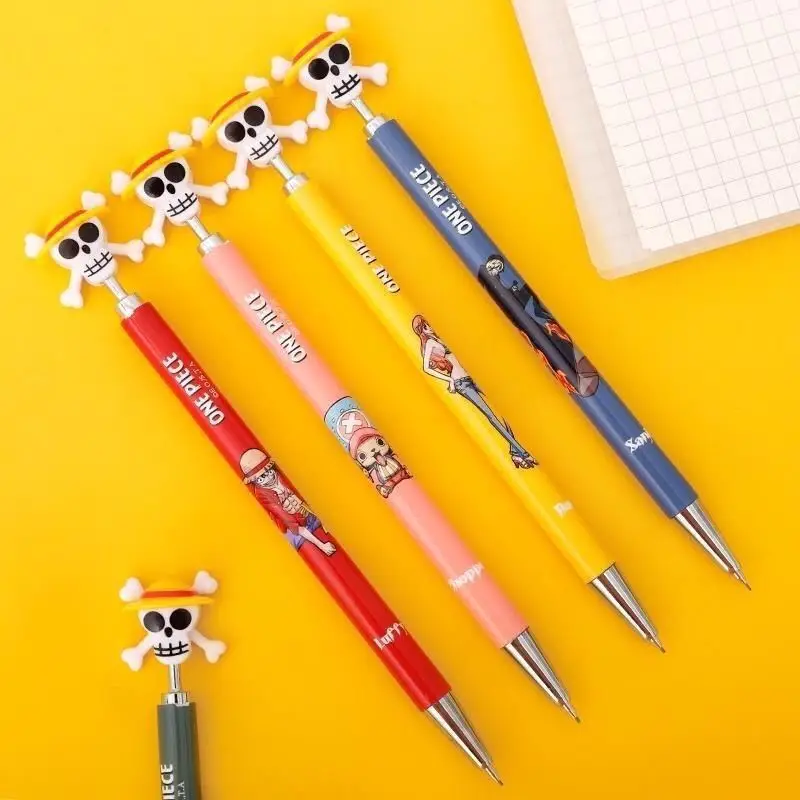 16cm 0.5mm One Piece elementary school student mechanical pencil drawing pencil cartoon cute fun writing pen exam pen view 3
