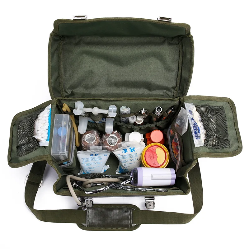Empty First Aid Kit Medical Kit Family Doctor Visiting Bag Waterproof Wear-resistant Medical Kit Camping,Rescue Survival Kit