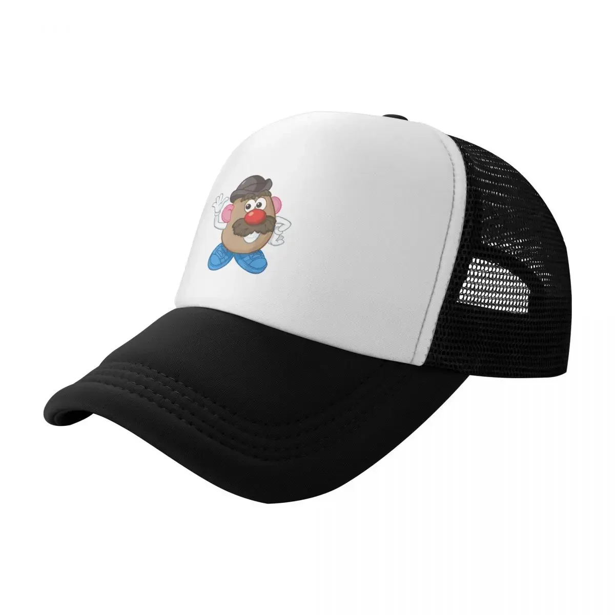 Mr Potato Head Simple Portrait Baseball Cap Trucker Cap hard hat black Women's Hats For The Sun Men's