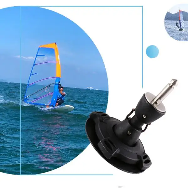 Black Windsurfing Windsurf Board Mast Degree Rotation Base, Surfing Accessories