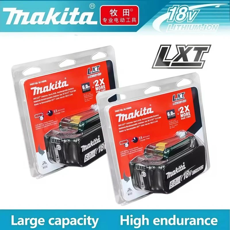 

100% Genuine 18V Makita 6Ah Makita Battery BL1840 BL1830B BL1850B BL1850 BL1860 BL1815 Replacement Lithium Battery