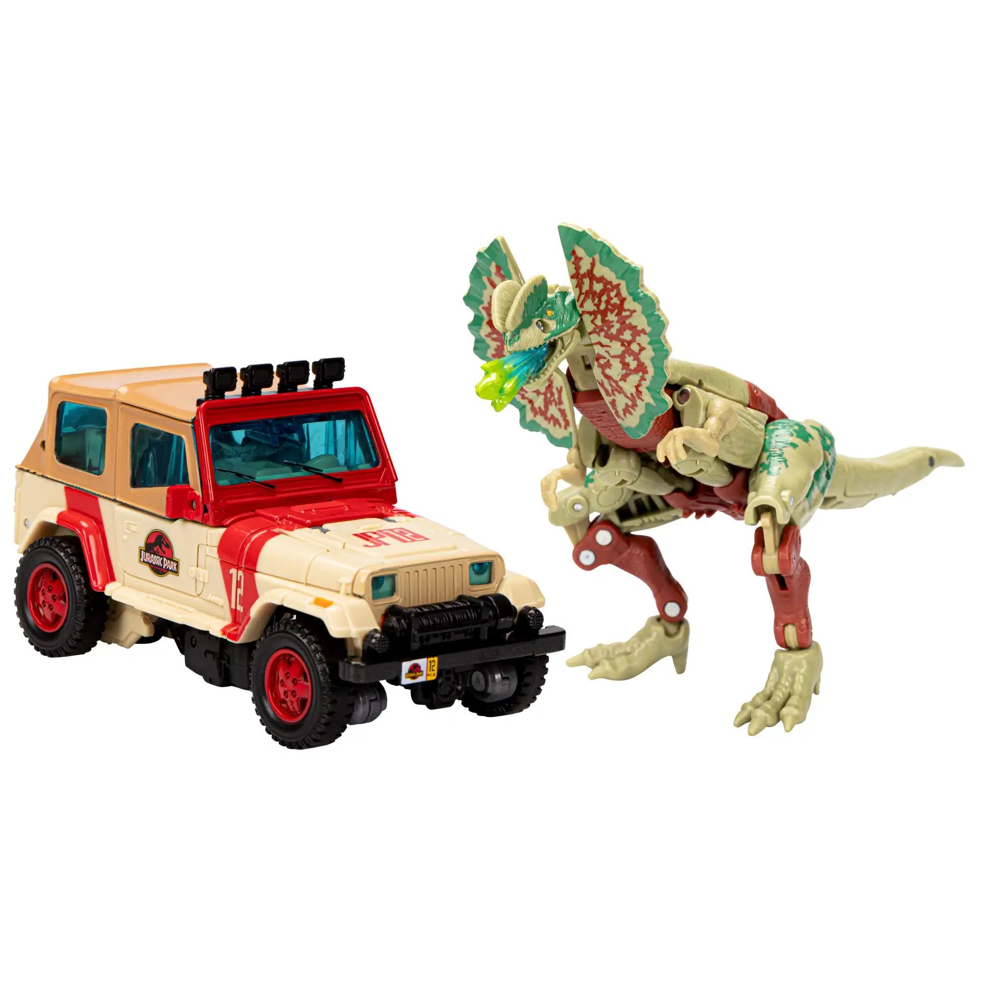 Hasbro Transformers X Jurassic Park Generations Dilophocon & Autobot JP12 30th Anniversary Action Figure Toy Kids Gift F7140