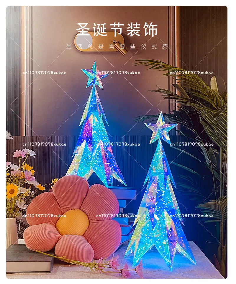 Color Changing LED Christmas Tree Lights Commercial Holiday Decoration For Mall Shop Window Display And Party view 5