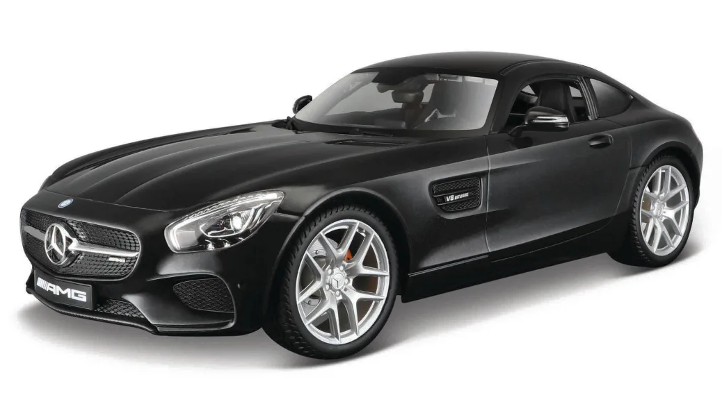 Benz Sls Amg Racing Sports Car Maisto 1:18 Diecast Model Edition Alloy Luxury Vehicle Collection Decoration Cars Model Car Gifts