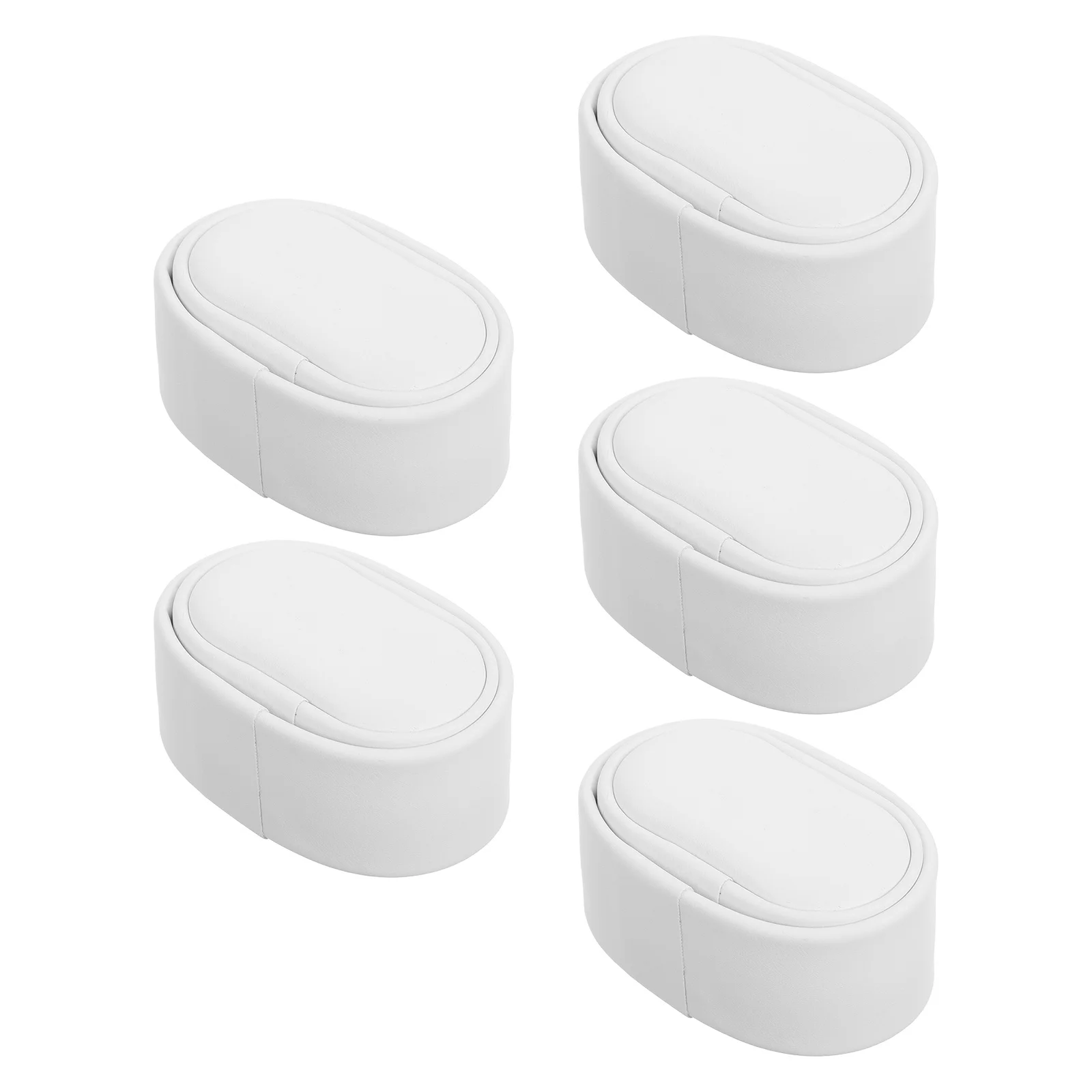 

5Pcs Mini Watch Box Pillows PU Small Pillow Inserts Cushion Pad for Watch Display Jewelry Case Holder Travel Office