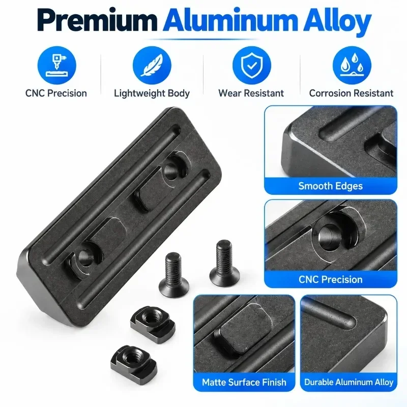 Tripod Adapter Aluminum Alloy Mounting Bracket  Sturdy Connection Accessory