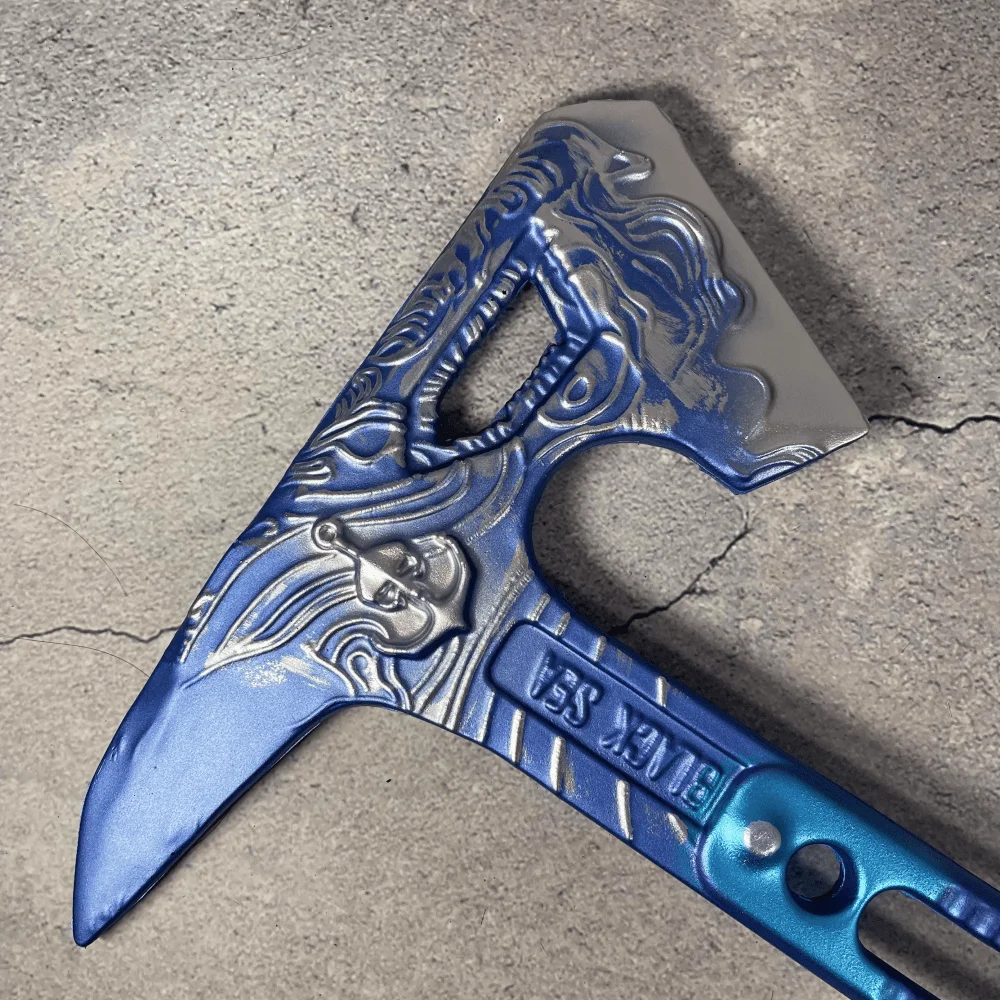 60cm Delta Operation Katana Metal Blade Axe Sword Real Size Japanese Katana Original Samurai Sabre Anime Polaris Knife Toy Gift