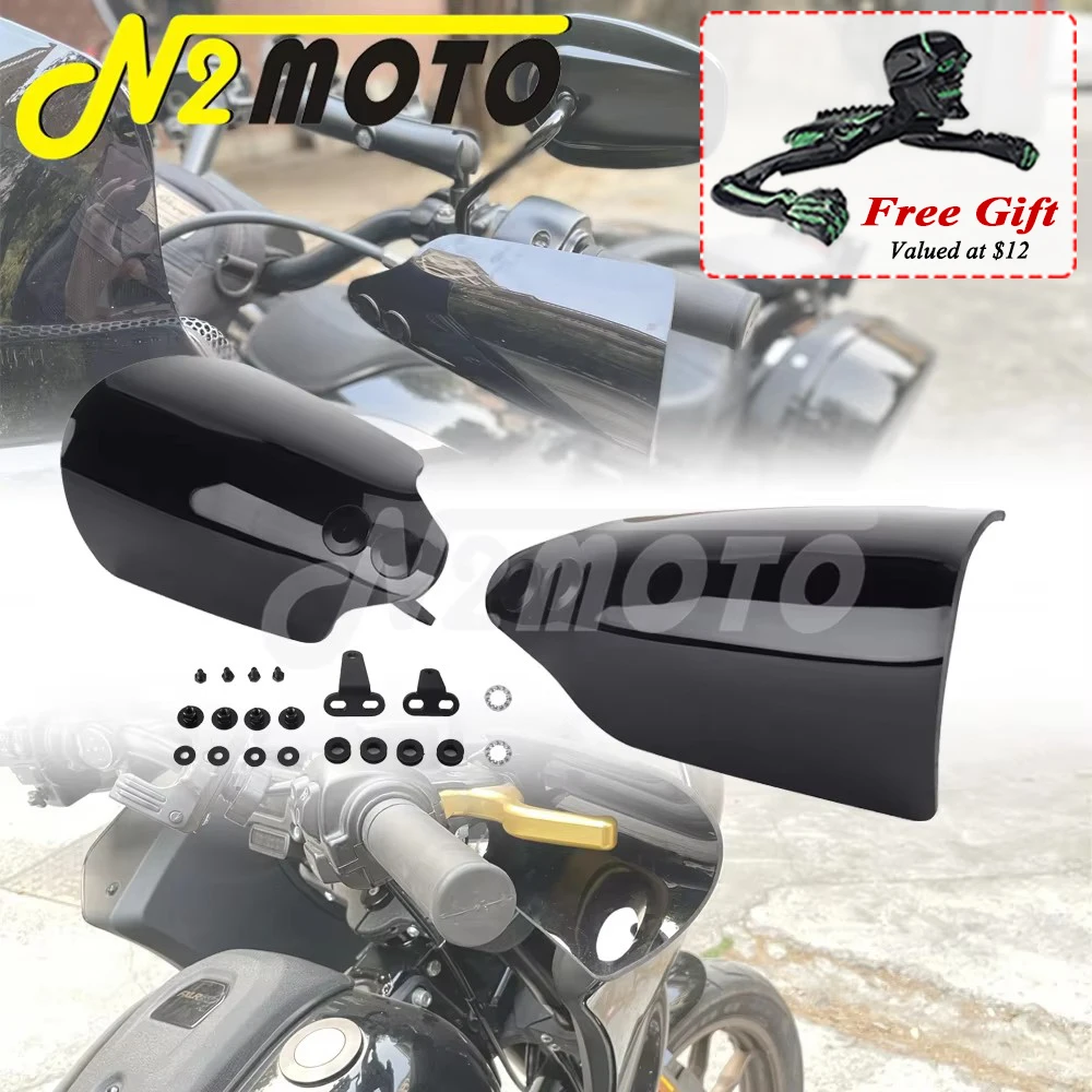 

Мотоциклетный щиток для рук, защита для Harley Sportster XL 883R 1200C 1200S XLH 883 1200 Softail Dyna 1996-2017