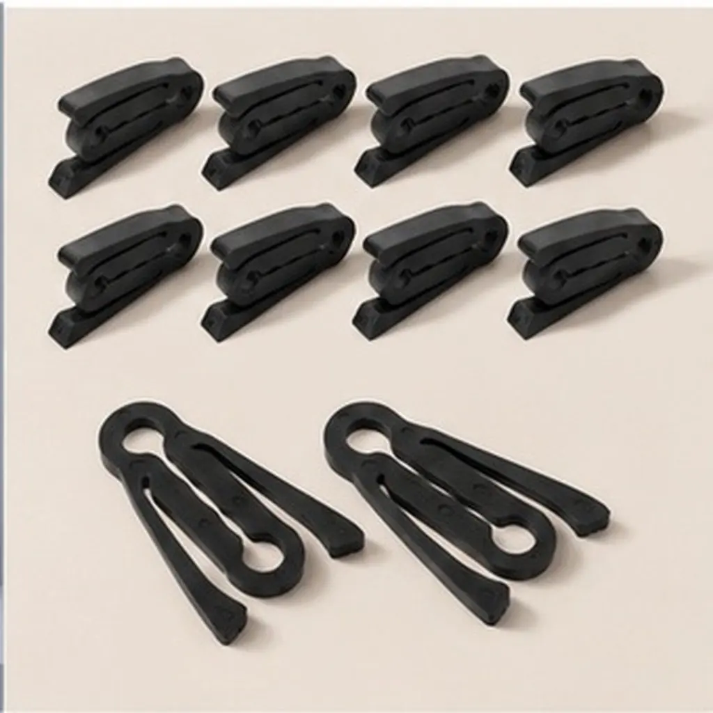 100Pcs Car Door Lock Noise Reduction Pads Shock Absorber Buffer Soundproofing Seal Universal Dampers for Vehicle Interior Black
