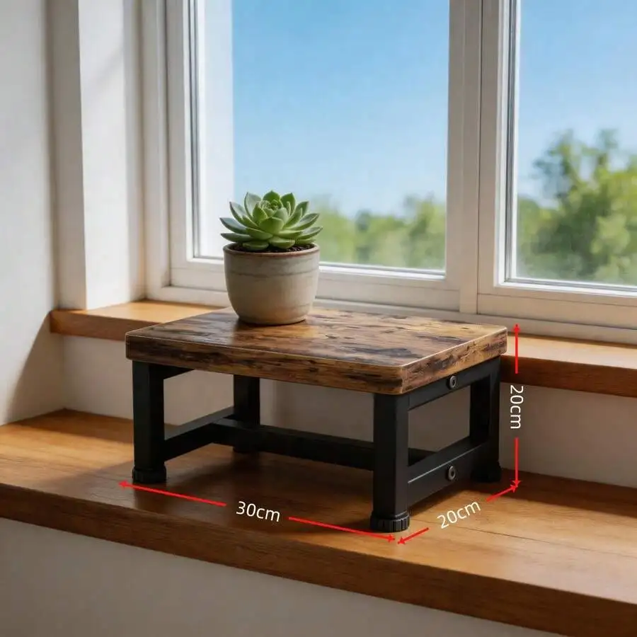 Modern 4-Tier Metal Plant Stand – Indoor/Outdoor Plant Rack, Large Floor-Standing Arched Multi-Tier Storage Unit, Kitchen Shelf,