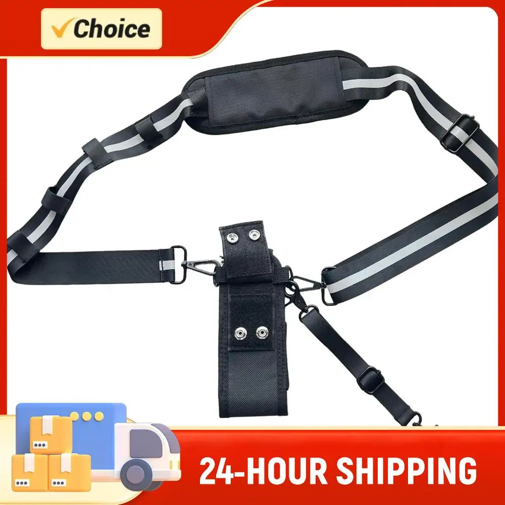 

Radio Strap Holster Featuring 3M Reflective Strips Firefighter Radio Strap and Holder for Fire EMT Paramedics
