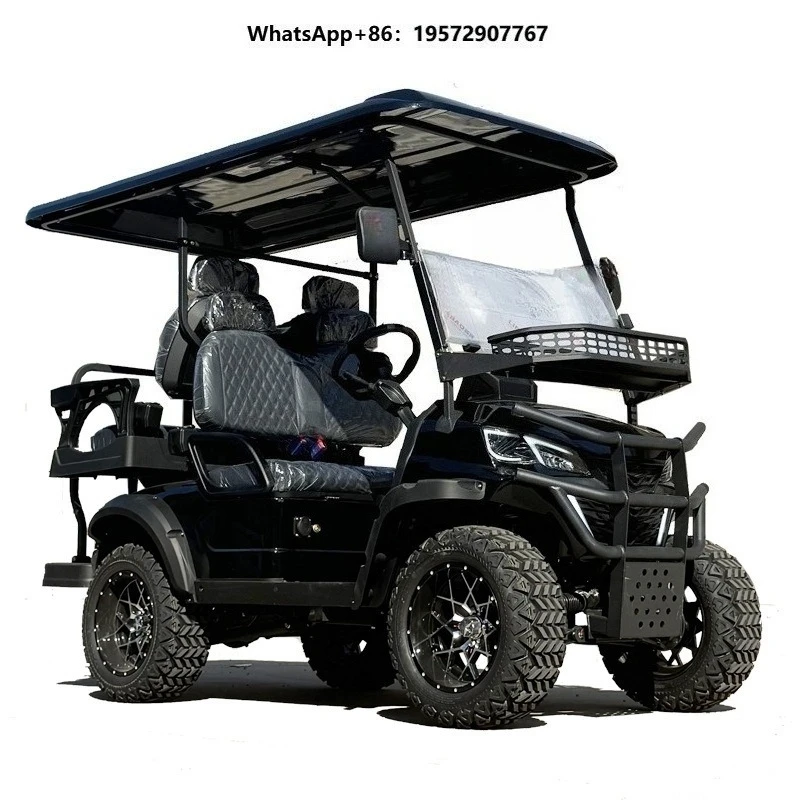 Luxury Electric 4 Seater Golf Cart with 48v 72v Battery Accept Customization