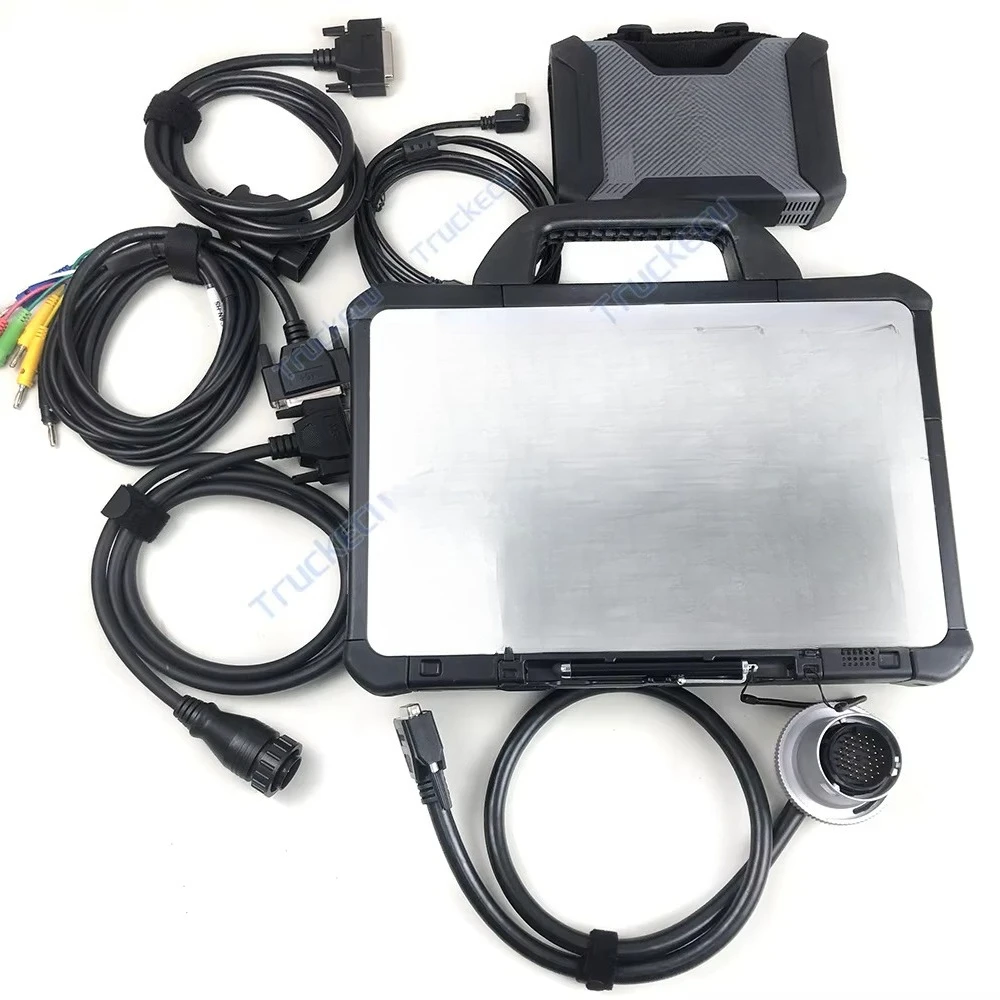 

For DoIP VCI M6 Super MB Pro M6 Wireless Star XENTRY 12v/24v Truck Car Diagnosis Tool Getac F110 Tablet Ready to Use