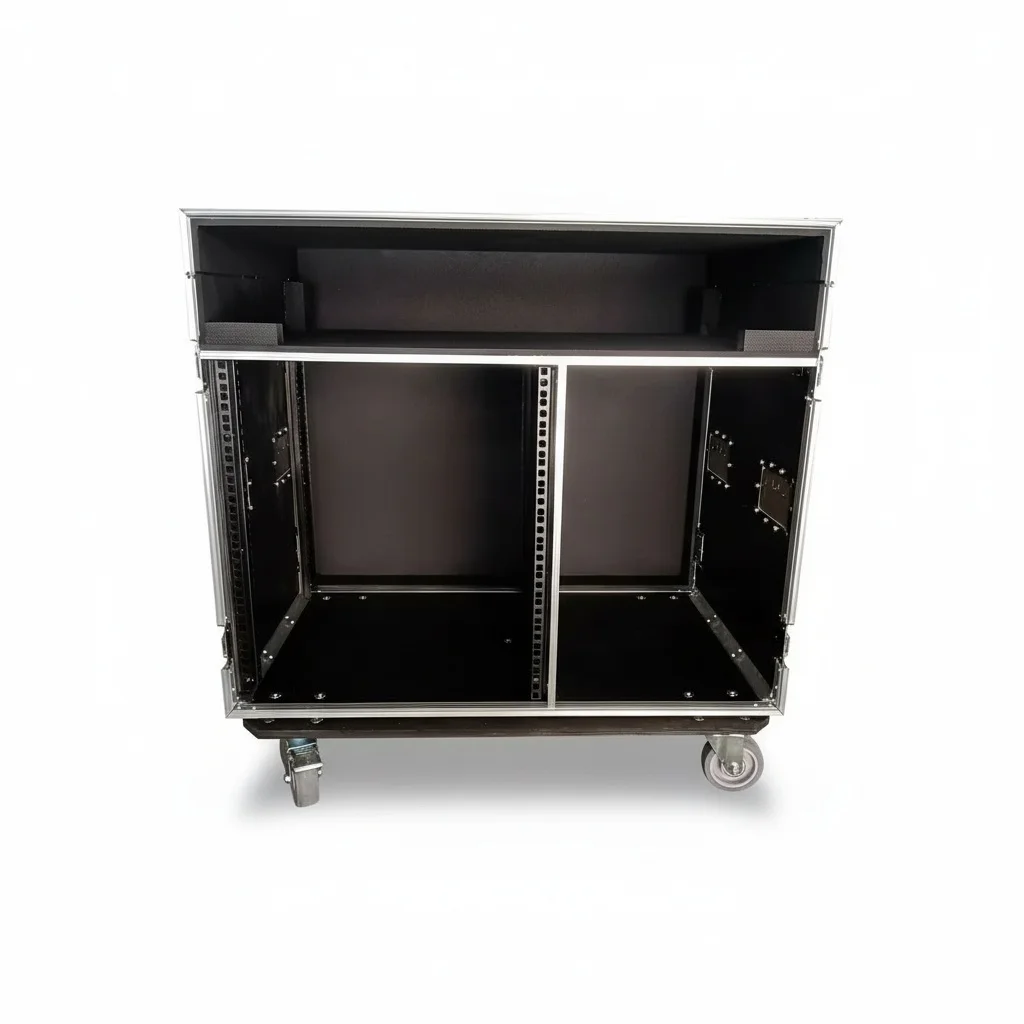 Aluminum ATA Road Case with Plywood Panels, Custom Size Aluminum Flight Case, Waterproof and Fireproof Equipment Case for Events