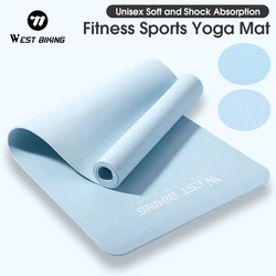 WEST BIKING Training Mat Yoga mat For Bike Bicycle bicicletas Estaticas Trainer exercise Mat For trainer floormat 183cm*61cm