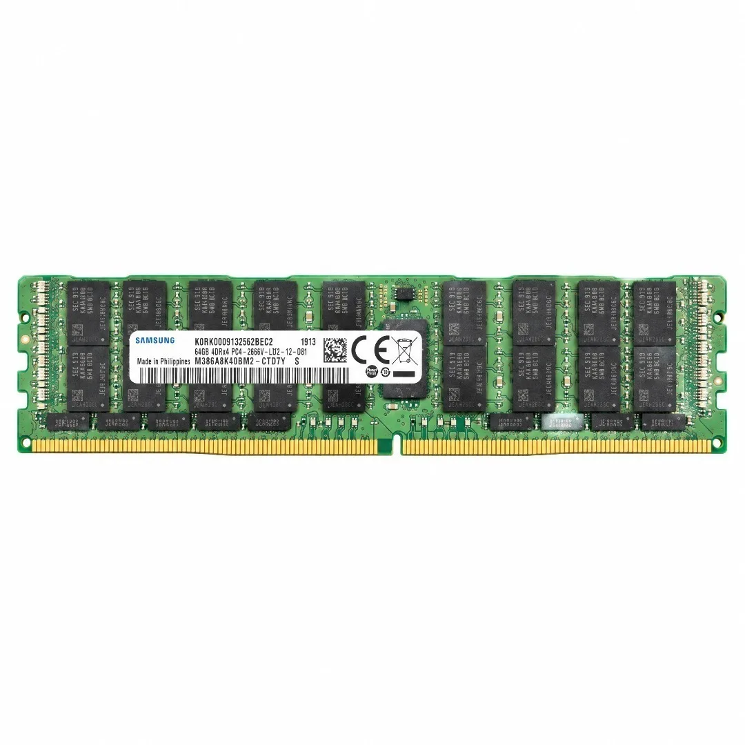 Samsung DDR4 RECC Server RAM 8GB 16GB 32GB 64GB ECC Registered Memory 2133MHz 2400MHz 2666MHz 2933MHz 3200MHz RDIMM Memória