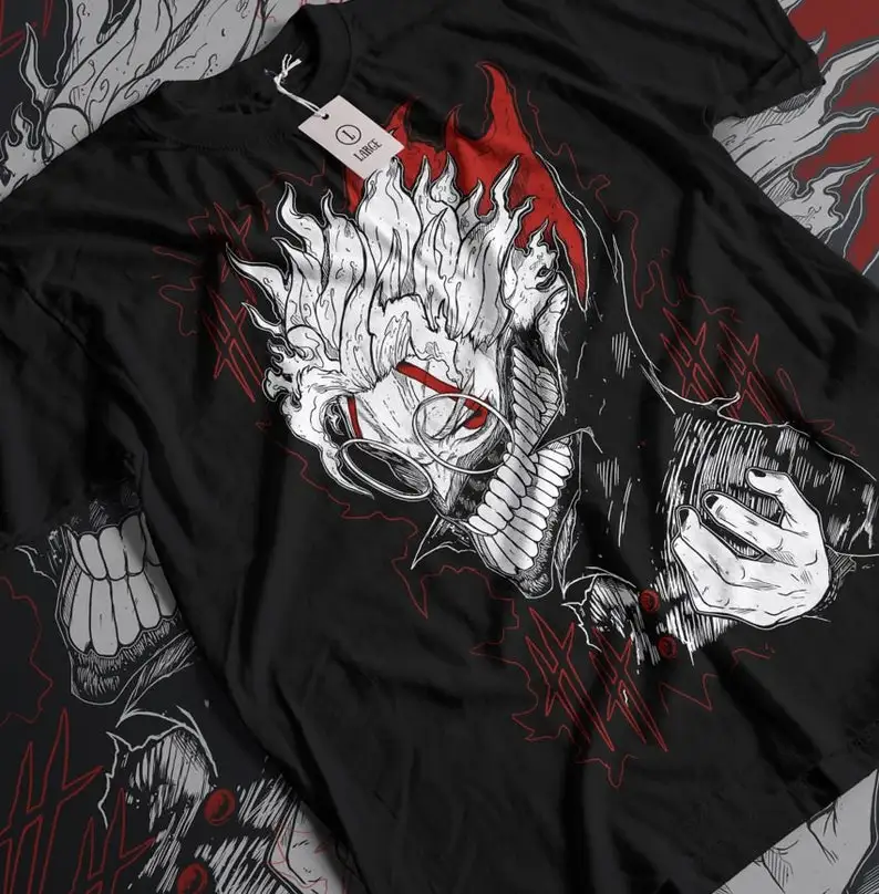

Anime retro T-shirt, 100% cotton, all sizes for men and women Comic lovers