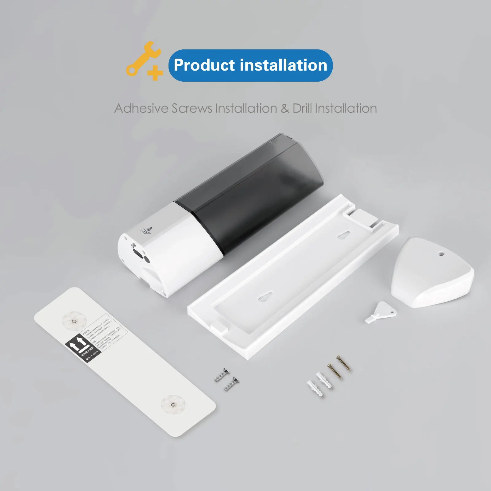 Factory Custom 700 ml Wall Mount Automatic Smart Sensor Intelligent Hand Wash Touchless Sanitizer