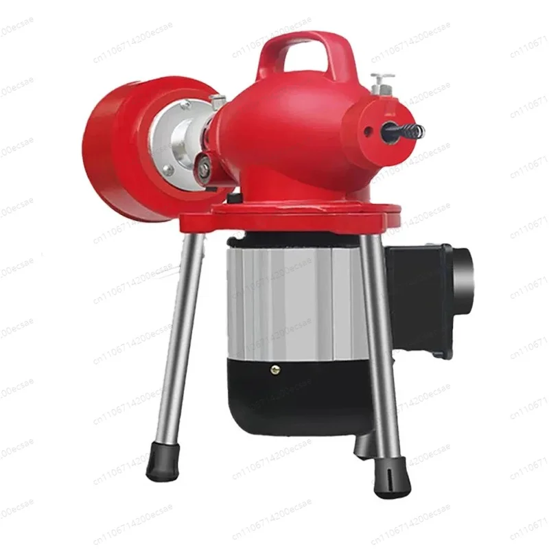 2200W Sewer Dredging Machine Pipe Dredging Tool Drain Pipe Cleaner Sewer Dredging Machine Electric Pipe Plunger Cleaning Machine
