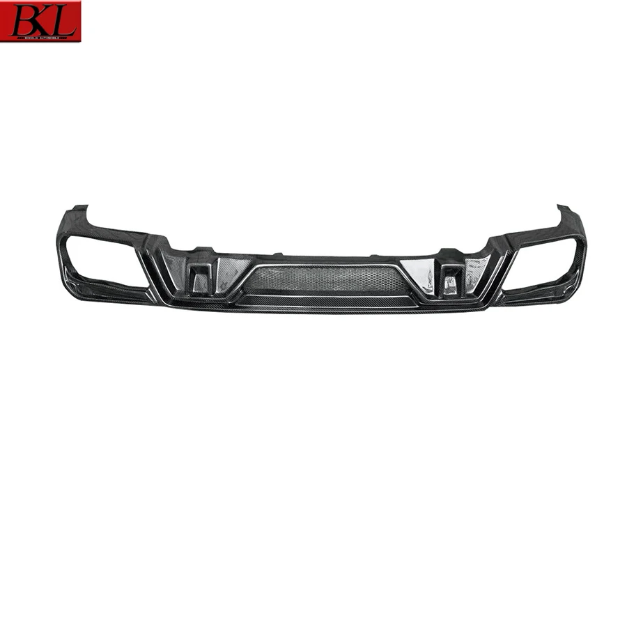 For BMW X5 Series G05 2019-2022 Carbon Fiber Car Rear Bumper Diffuser Rear Splitters Spoiler Back lip shunt L Upgrade body kit