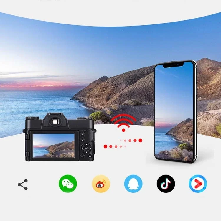 Niedrigster Preis 48 Millionen Pixel 3,0 Zoll Display HD Digital kamera Unterstützung WiFi/TF-Karte DSLR-Kamera billige Kamera