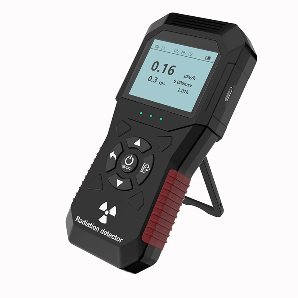 FY803 Handheld Geiger Counter Nuclear Radiation Detector Rechargeable X Y β Ray  Electromagnetic Radiation Tester Dosimeter