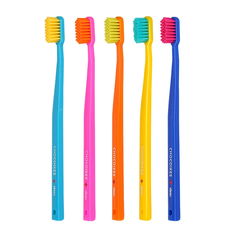 5pcs/set Ultra Soft Toothbrush Adult Orthodontic Teeth Brush Fine Bristle Household Oral Care Brush