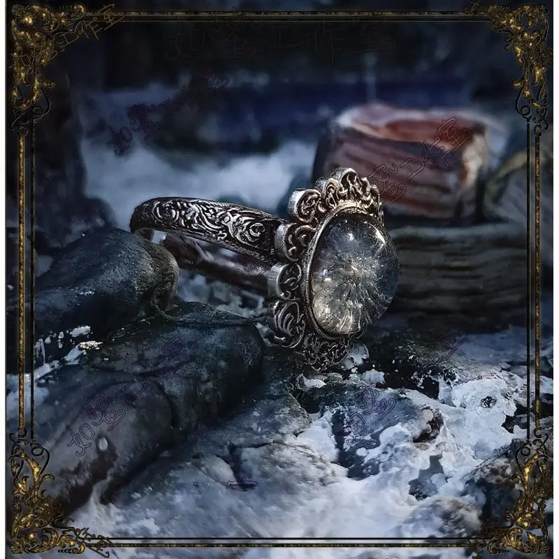 التصميم الفريد لخاتم Rani Tanni Dark Moon حول خاتم الرجل العجوز في فرنسا فاخر في أزياء Ins #4