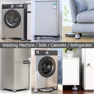 Anti-Vibrations-Waschmaschinen Anti-Vibrationskissen, Gummifüße anheben, stille Anti-Shelly, universelle Stoßdämpfer, feste Basis, Leckmöbel, 4 Stcs 10 Hauptverkaufskissen Gummi - №10