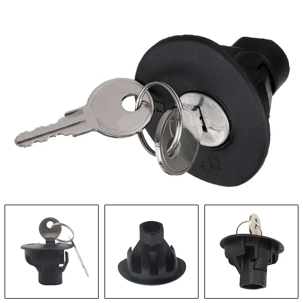 Auto Fuel Tank Plug Locking With 2Key 8U5Z9C268B Locking Fuel Tank Plug Cover Cap For Ford For Car Tank Covers Accessory